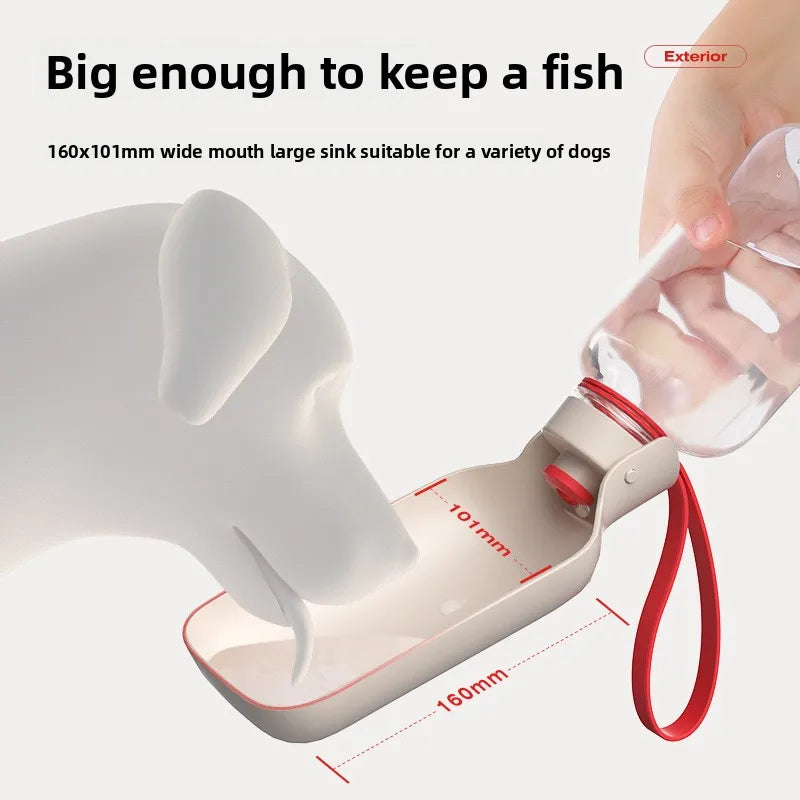 Dog out water cup portable water dispenser cat feeding water bottle outdoor walking dog pet kettle puppy drinking water artifact