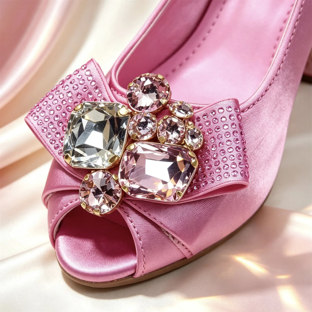 Venus Chan Olive Green Italian Butterfly Design Pointed Toe