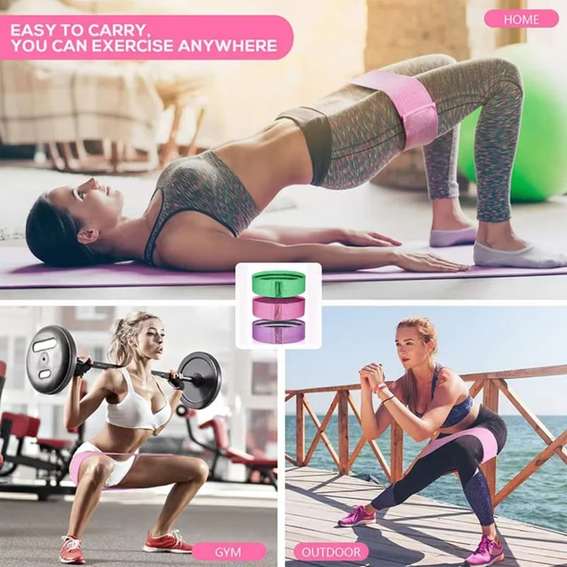 WorthWhile Stretch Hip Resistance Bands Yoga Legs Butt Anti
