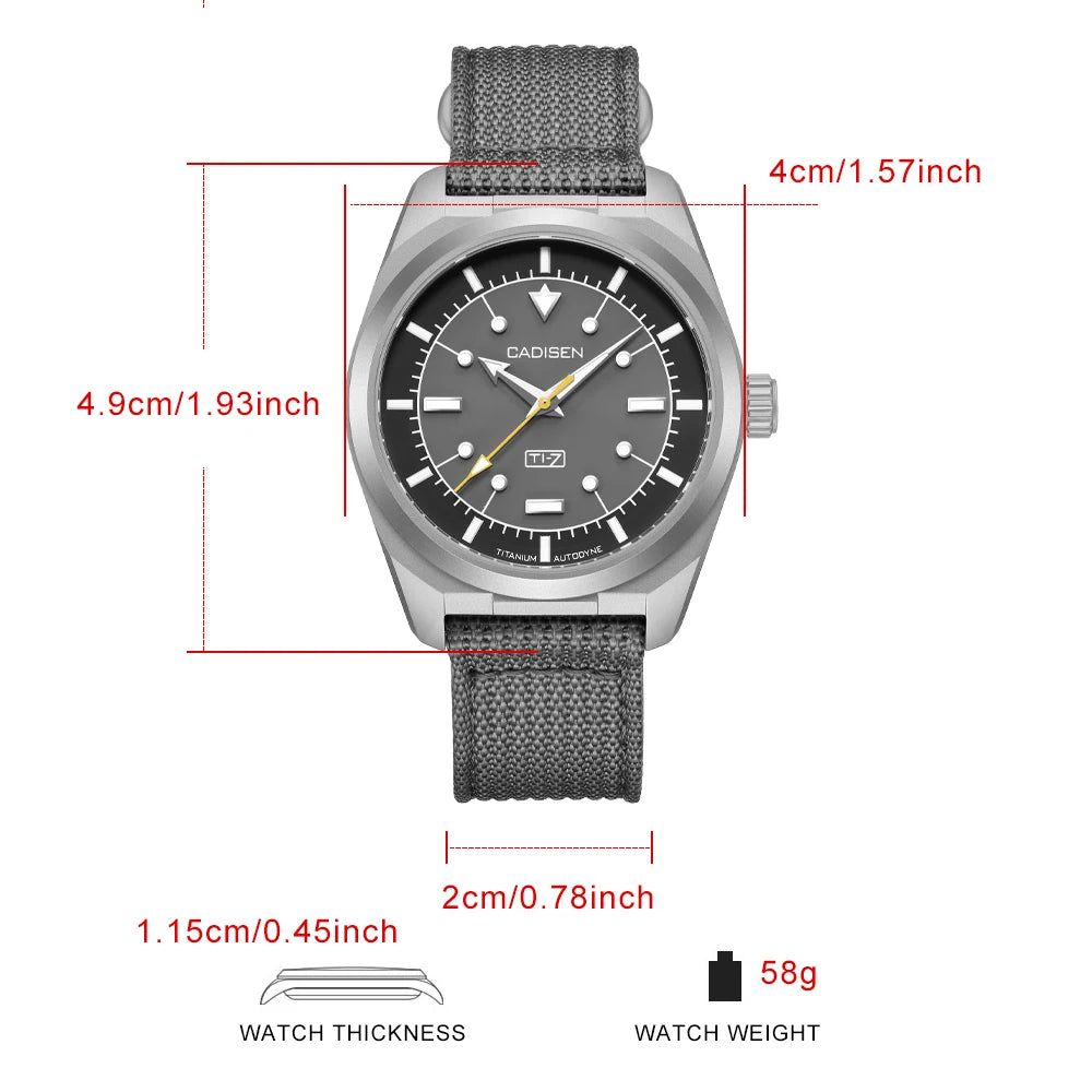 CADISEN TI-7 Titanium Automatic Watch