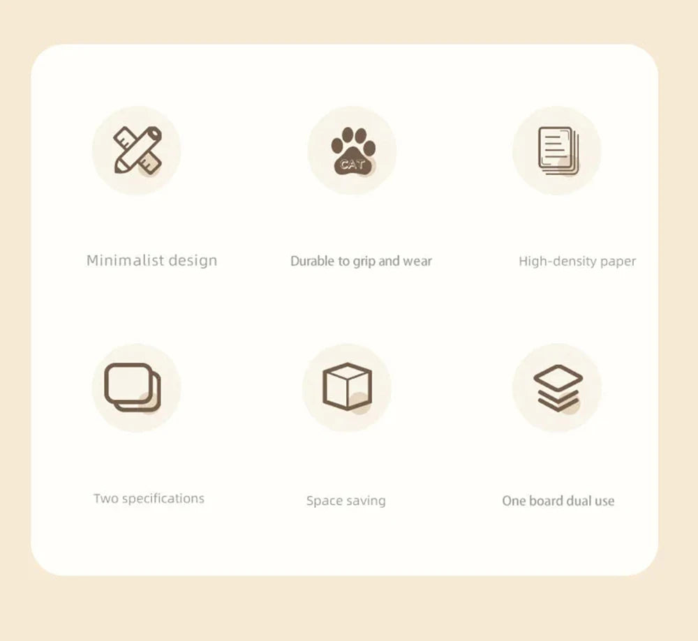 Pet Cat Scratching Board Cat Cardboard Mat Scraper Grinding Claw Toys for Cat Scratcher Cat Furniture Protector Cat Accesorios