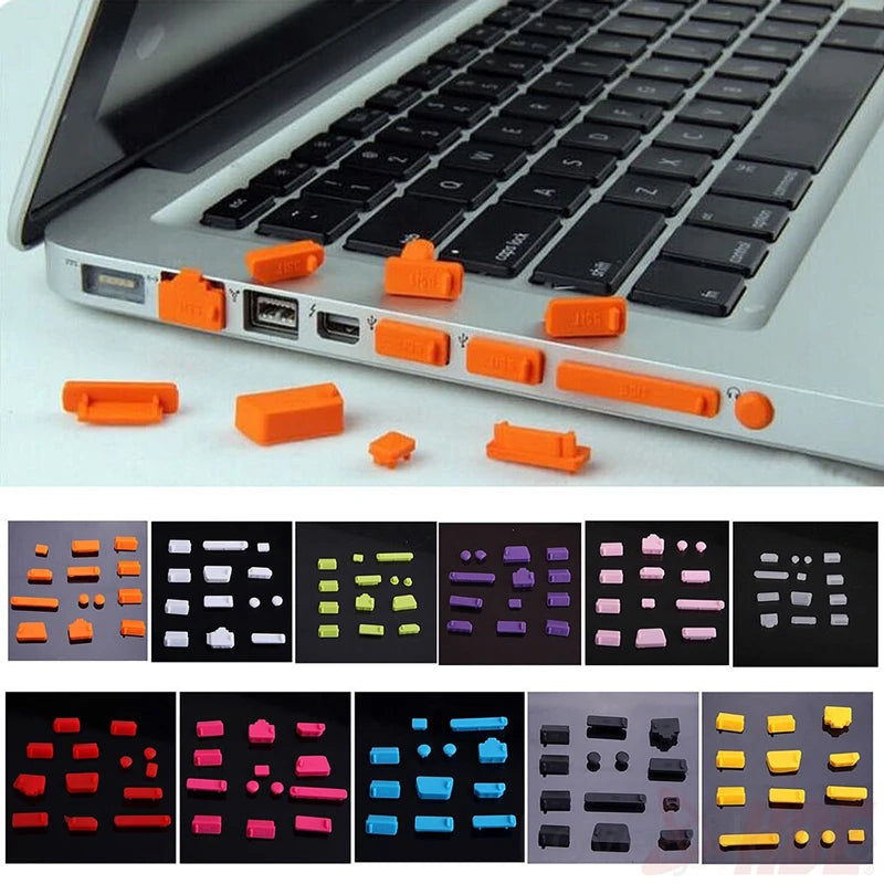 /set Universal Anti Dustproof Notebook Port Plug Silicone