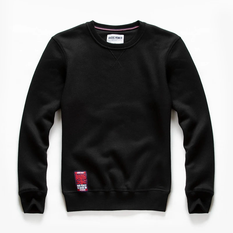 Autumn Fashion Mens Hoodies Solid Casual O-neck Sweatshirt Class Style Male New Trend Long Sleeve Hoodies Men Streetwear BP20931