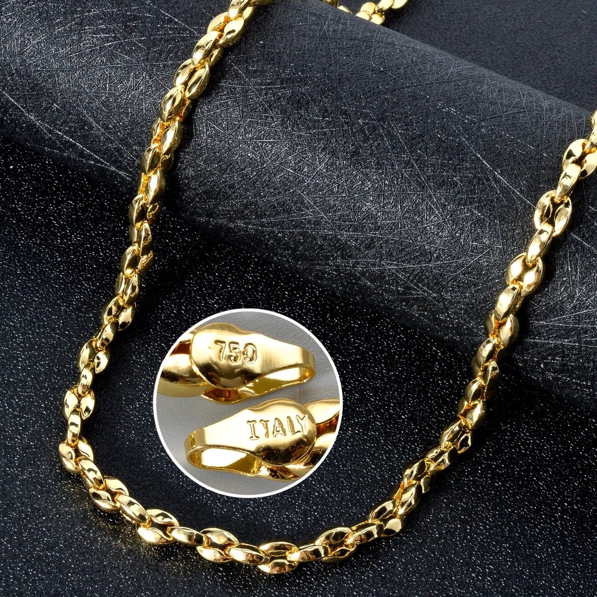 Hot Selling Ltalian 750 Men's and Women's Necklace 18k