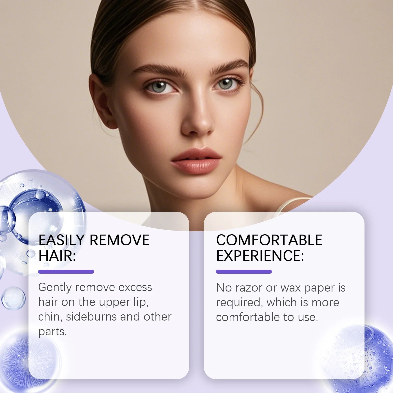 Painless Hair Removal Creams Fast Gentle Removal Skin Care Whitening Clear Lip Hair Underarm Depilation Cream Women Men Beauty