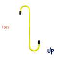 S-Shaped Brake Caliper Hanger Hooks with Rubber Tips - Universal Auto Tool for Brake Pad Replacement & Maintenance