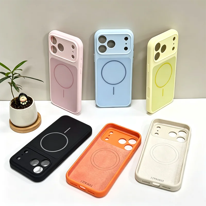 Magnetic Silicone Phone Case, Wireless Charging
