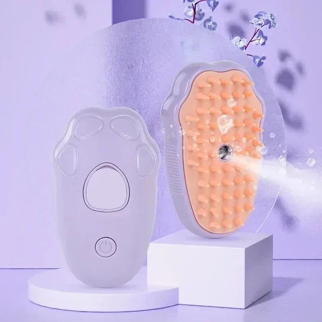 3 in 1 Cat Comb Brush Electric Spray Cat Steam Brush Spray Cat Hair Brushes for Massage Pet Float remover Cat Supplies