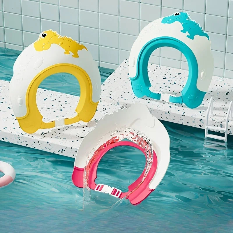 Baby Soft Rubber Waterproof Shampoo Cap Children Shampoo Artifact