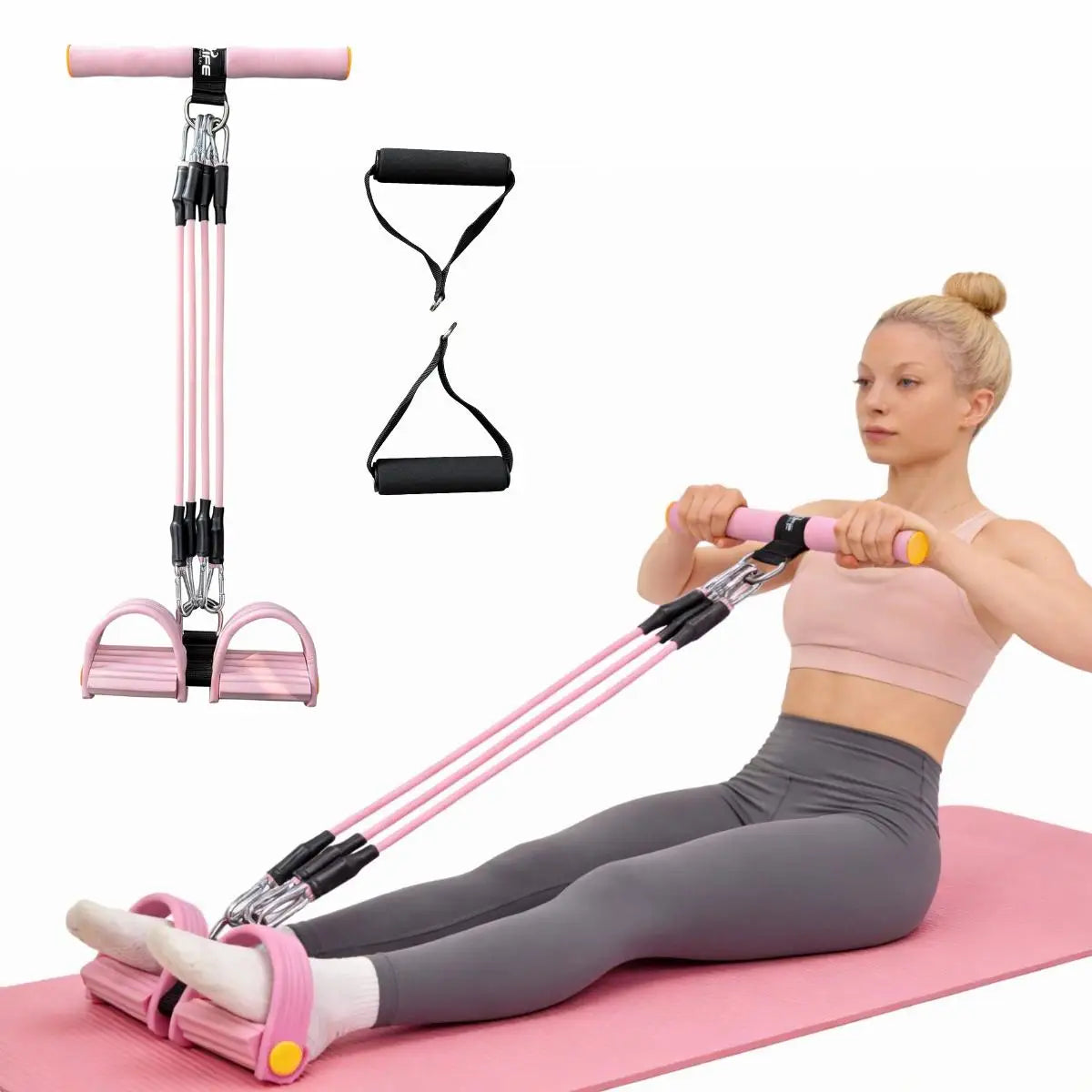 3 in 1 Multifunctional Pedal Resistance Band