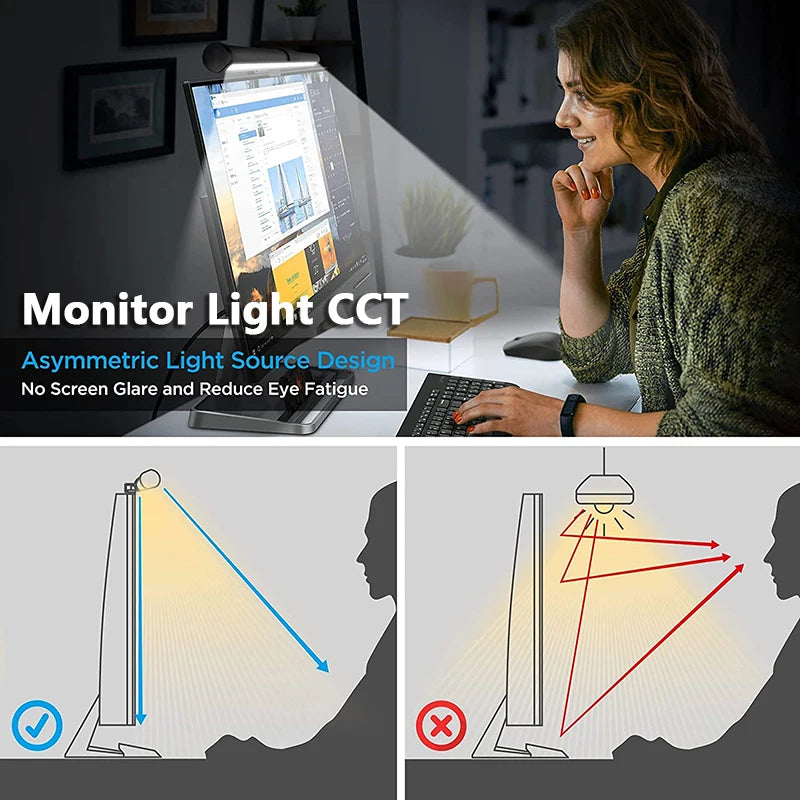Screen Hanging Light 30CM CCT Touch Dimmable Monitor Notebook
