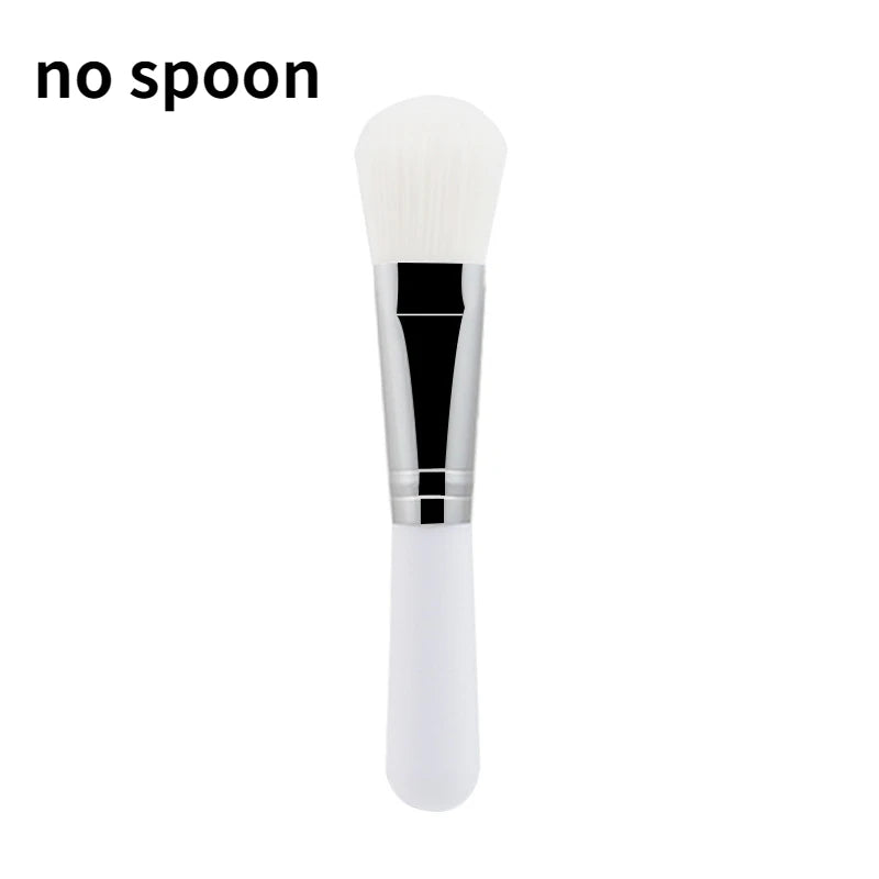 1PC Professional Double Ending Soft Bristle Silicone Wear-resistant Facial Flexible Mask Brush Skin Care Cleaning Beauty Tools