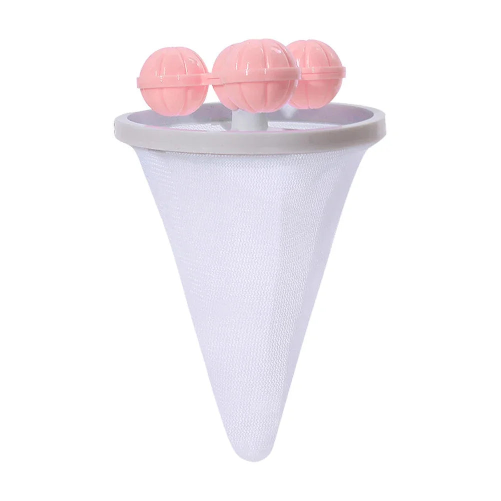 1-10PCS Washing Machine Filter Net Floating Lint Filter Mesh Bag Reusable Pet Hair Catcher Remover Laundry Cleaning Tool