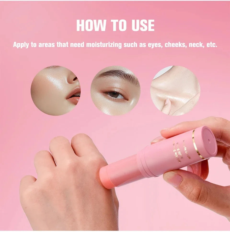 Korean Bounce Multi Balm Collagen Pink Stick Wrinkle Bounce Balm Multi Cream Dull Cosmetics Skin Care