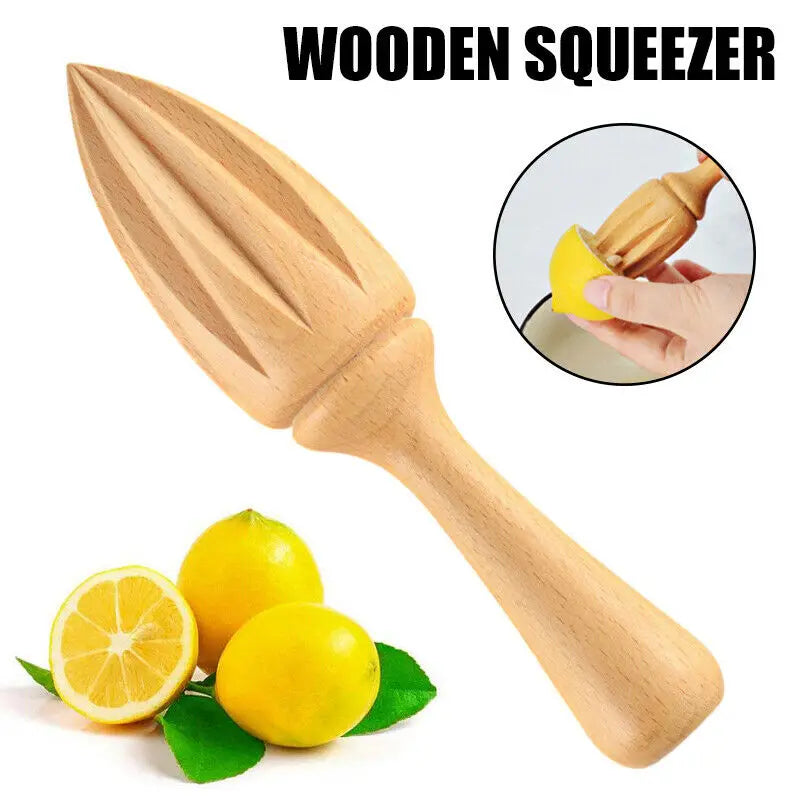 Creative Wooden Fruit Juicer Orange Lemon Squeezer Mini Hand Press Manual Squeezer Extractor Exprimidor Ten-corner Design Juicer