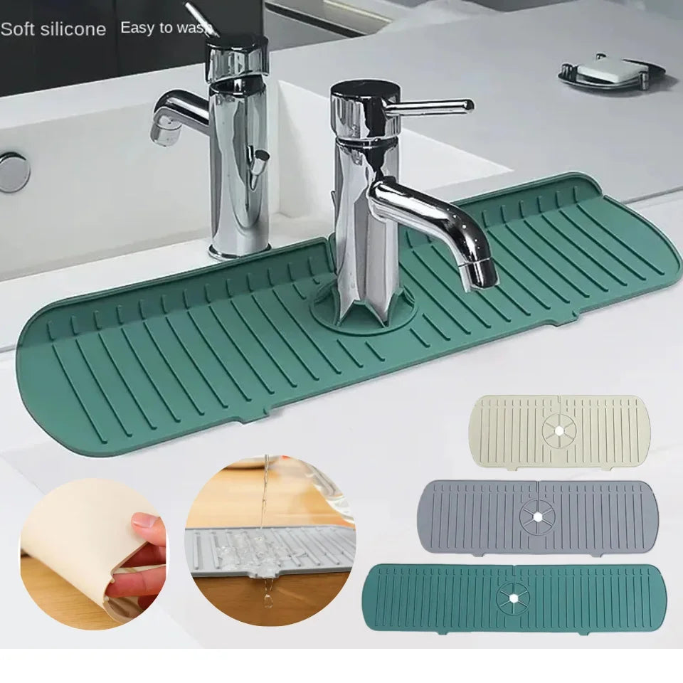 Silicone Faucet Splash Guard Mat