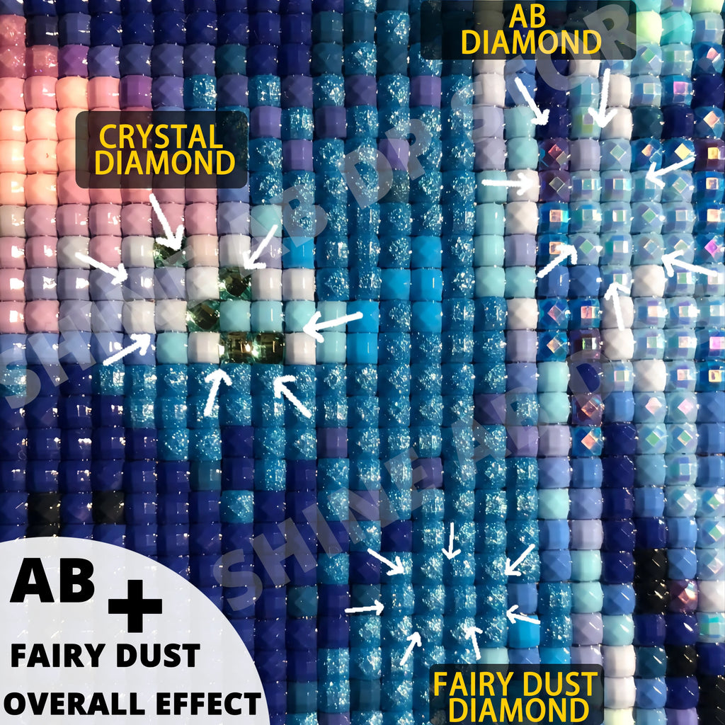 Fairy Dust AB Diy 5D Diamond Painting New Arrival 2024 Gold color Roses Full Mosaic Cross stitch Embroidery Flowers Home Decor