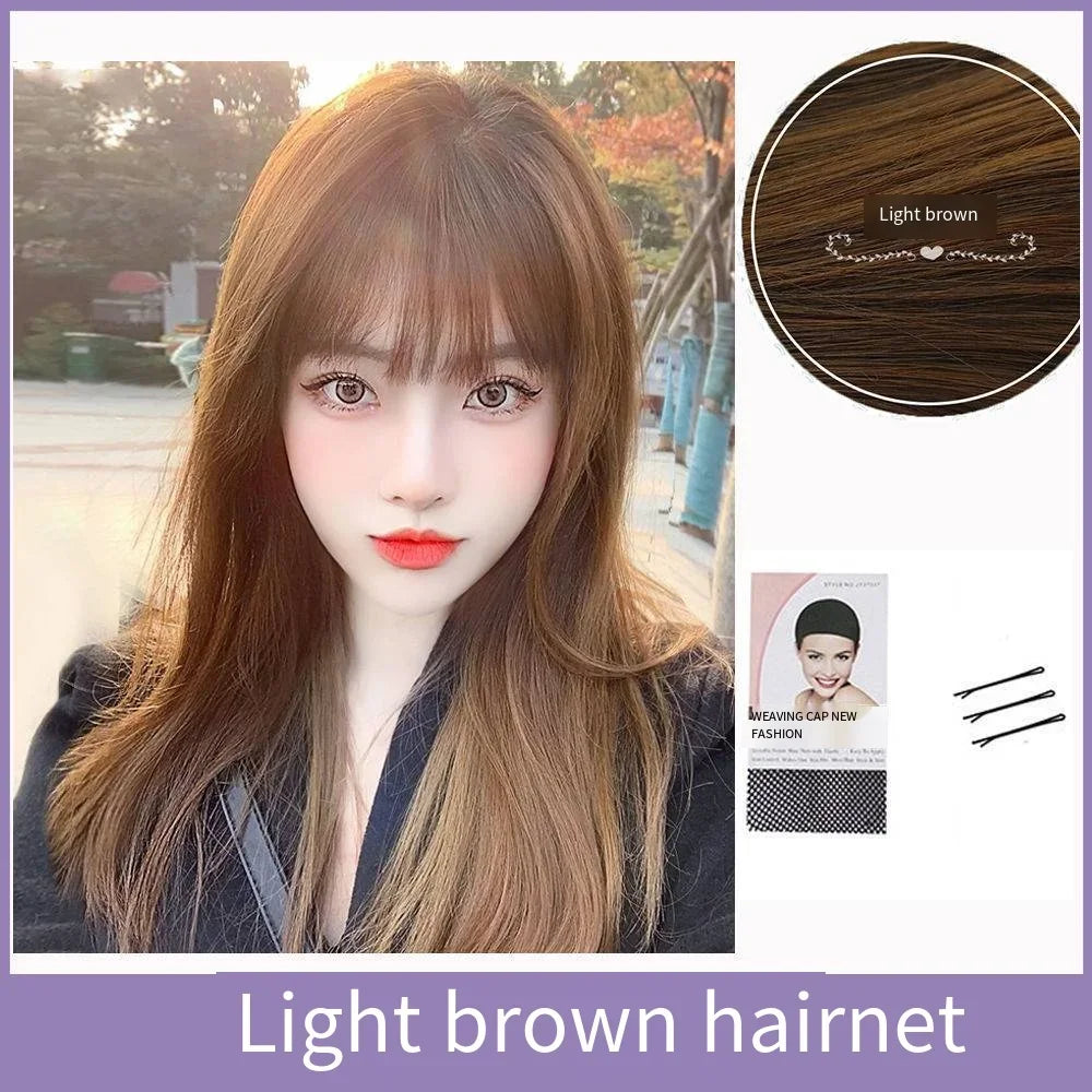 Hair Extensions Synthetic Cute JK Girl Cosplay Air Bangs Wig