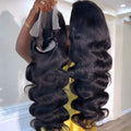 Long Body Wave Human Hair Lace Front Wig