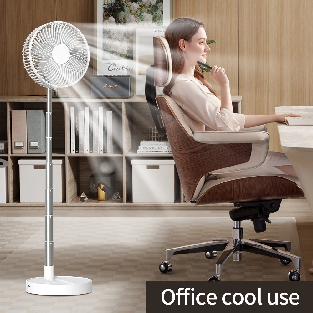 USB Foldable Portable Fan, 8-Inch