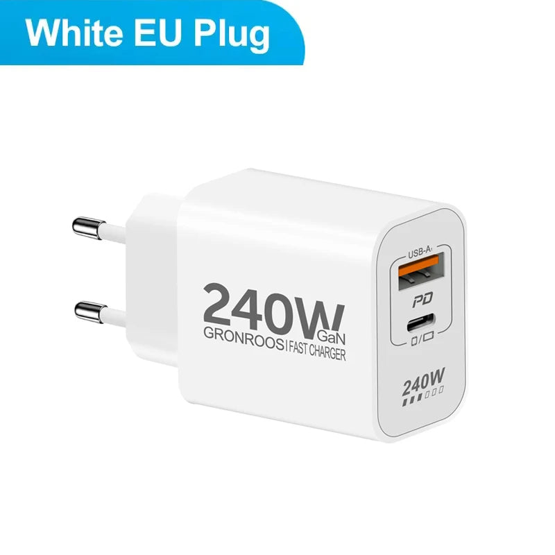 240W GaN PD USB C Charger For iPhone 17