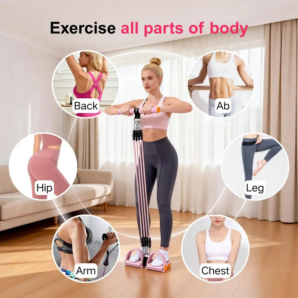 3 in 1 Multifunctional Pedal Resistance Band