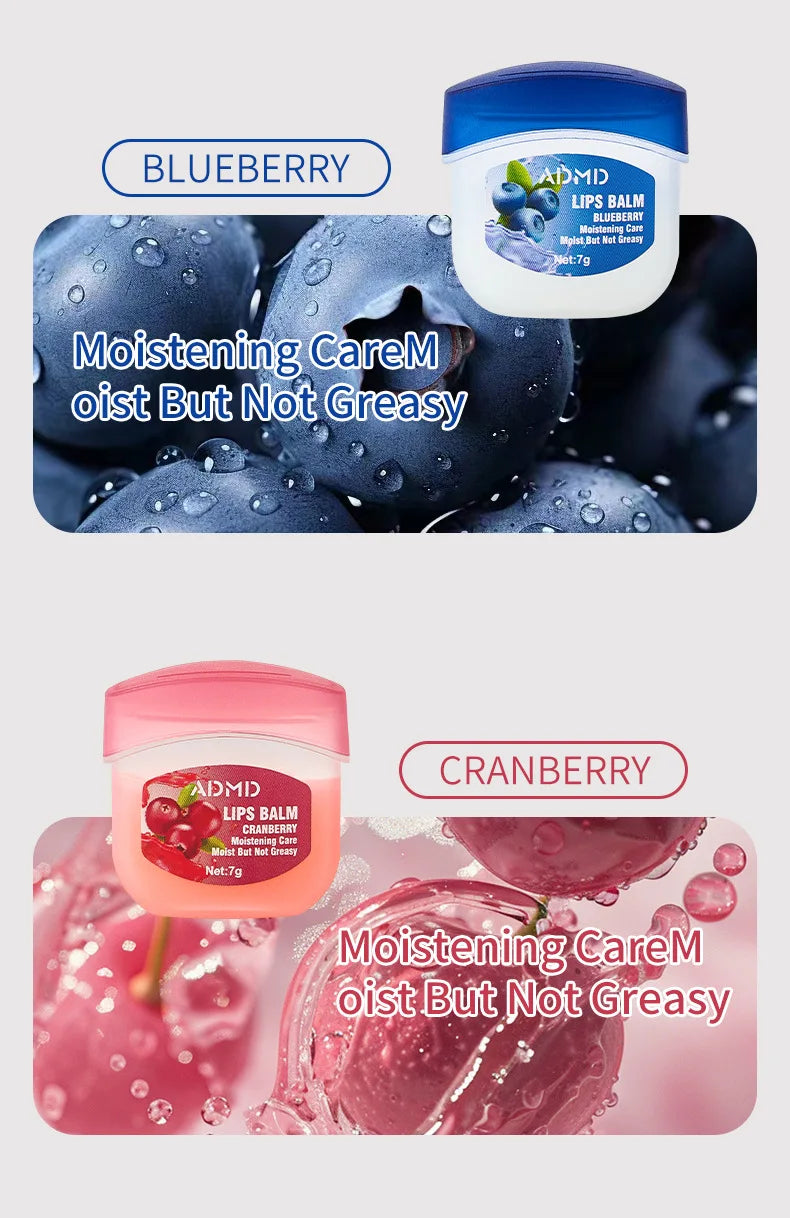 8pcs/box Fruits Lip Balm Sets Moisturizing Lipstick Makeup Base Moisturizer Lip Balm Anti-Cracking Lips Skin Care