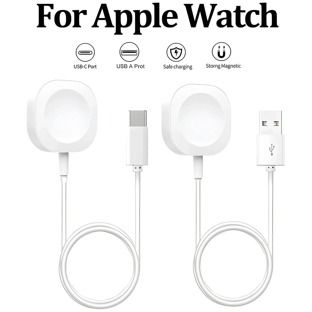 Magnetic Wireless Charger For Apple Watch Series 10 9 8 7 Ultra 2 SE fast Charging Cable Accessories For iWatch 8 7 6 5 4 3 2 1