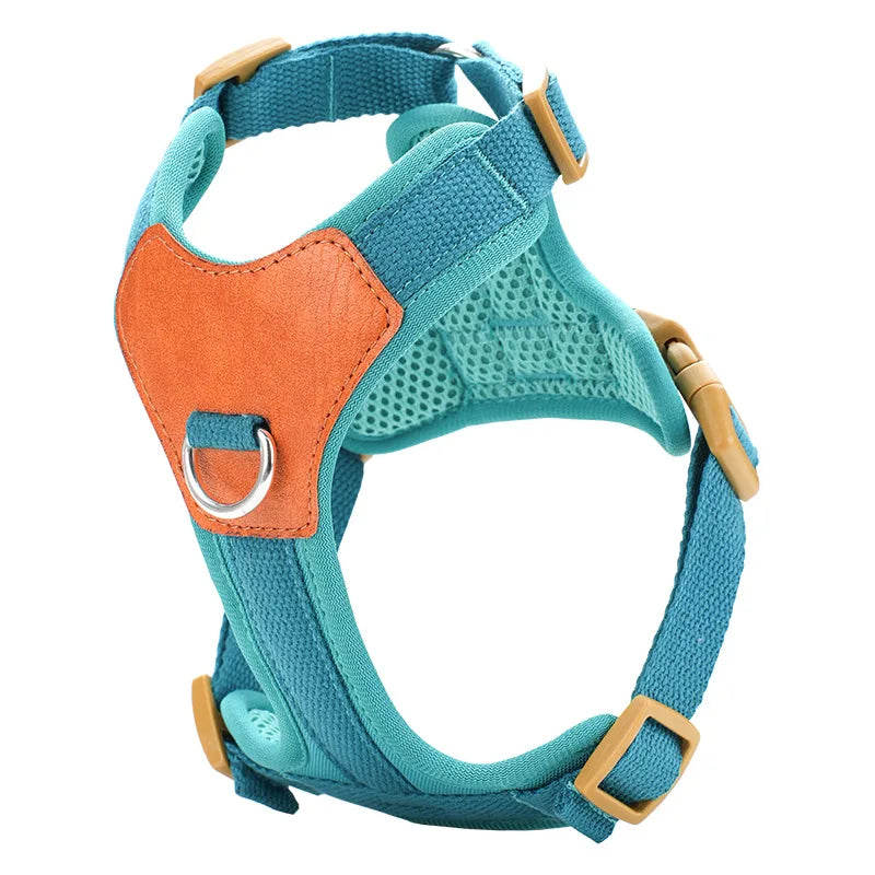 Explosion-proof and reflective pet chest strap vest-style dog chest strap anti-lost adjustable chest strap