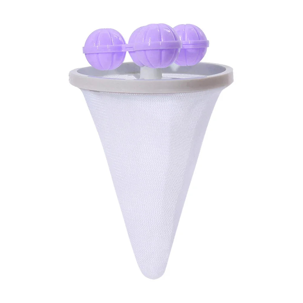1-10PCS Washing Machine Filter Net Floating Lint Filter Mesh Bag Reusable Pet Hair Catcher Remover Laundry Cleaning Tool
