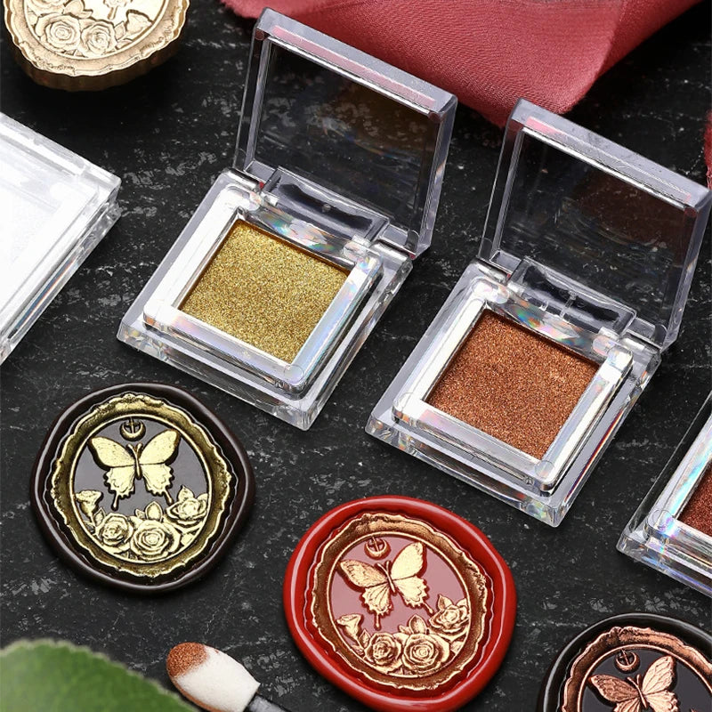 1pc Wax Seal Magic Mirror Powder (6 colors available) Wax Seal Highlighting Powder Colouring Paste Gold Powder Fire Paint Paste