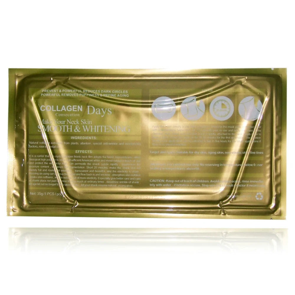 Collagen Crystal Anti Wrinkle Anti Aging Neck Mask Skin Whitening Nourishing Tighten Neck Mask Lift Mask Skin Care