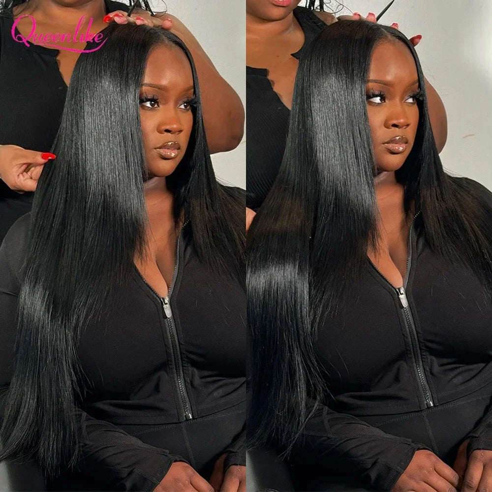 Queenlike 30 Inch Human Hair Bundles Brazilian Raw Hair