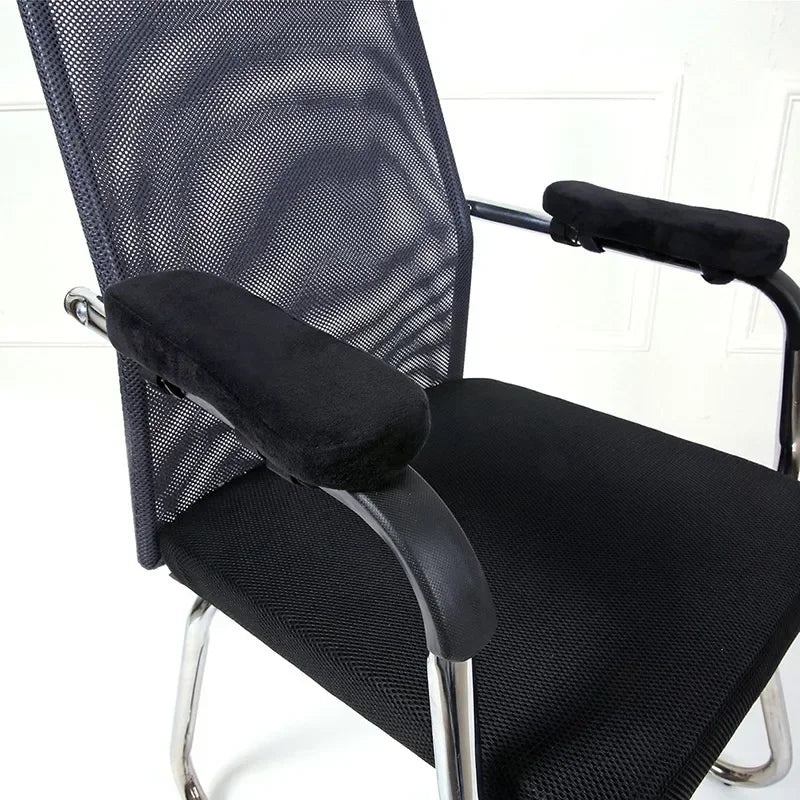 Useful 1Pcs2Pcs Office Chair Parts Arm Pad Memory Foam Armrest Cover Cushion Pads For Home Office Chair Comfortable Elbow Pillow