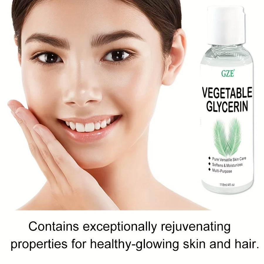 Vegetable Glycerin, 100% Pure, Versatile Skin Care, Softening and Moisturizing, Multi-PURPOSE AND VERSATILE SKIN CARE