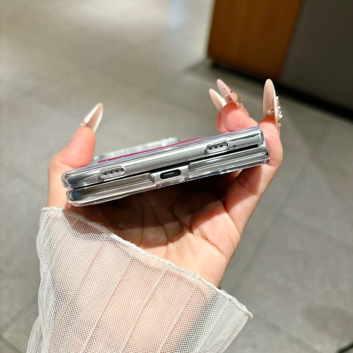 Protection Cell Phone Cover Fold Case for Iphone Duo