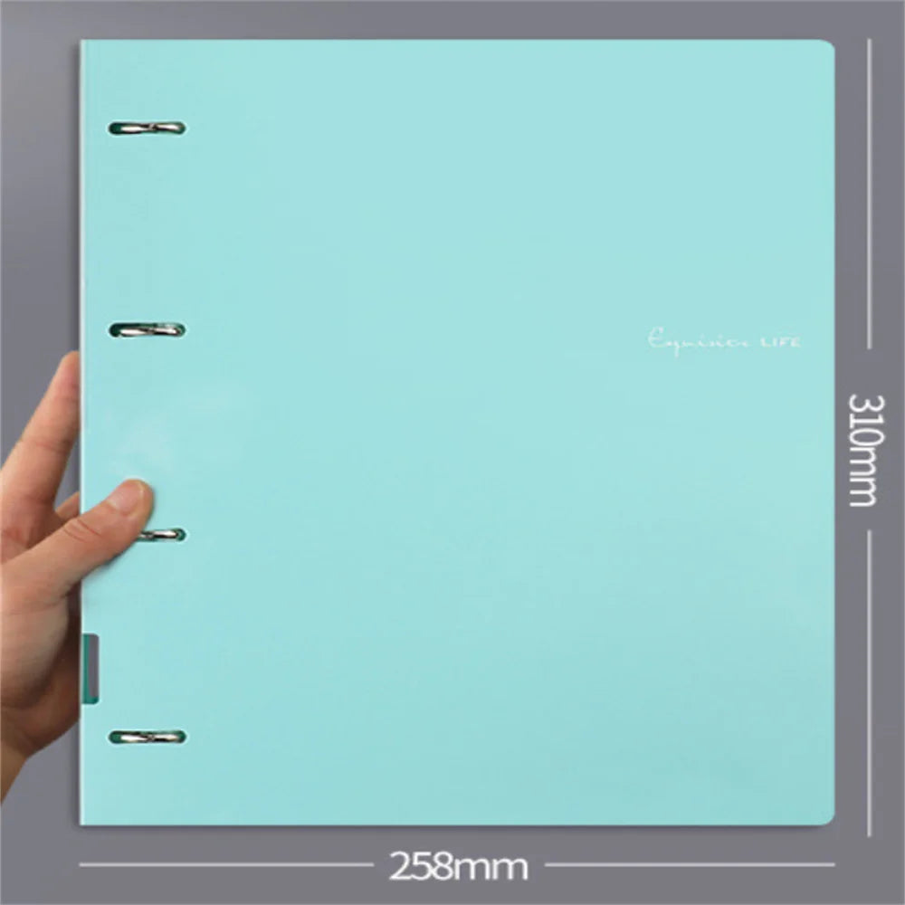 A4 Binder Folder File Folders Office Document Organizer File Binder 240 Sheets Capacity Desk Organizer Office Students Supplies