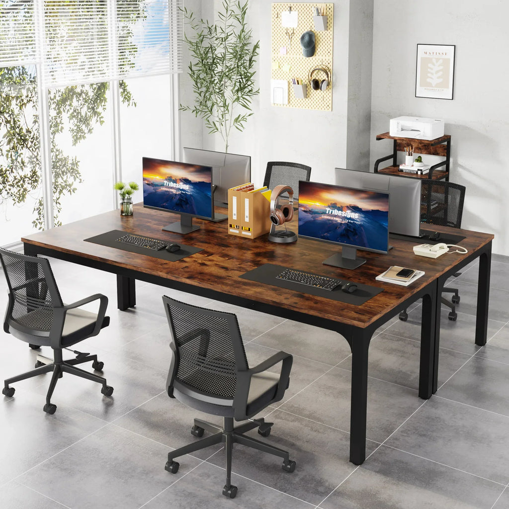 Tribesigns 78.7 Inches Extra Long Computer Desk 2 Person Desk