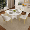 Round Dining Table Set for 4