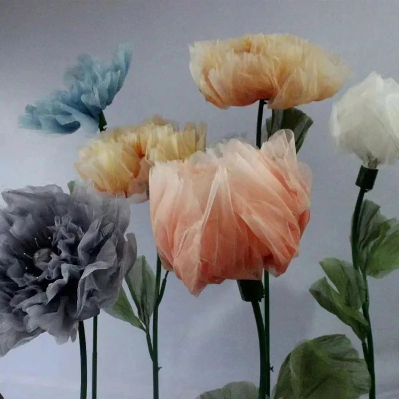 Automatic mechanical silk flowers