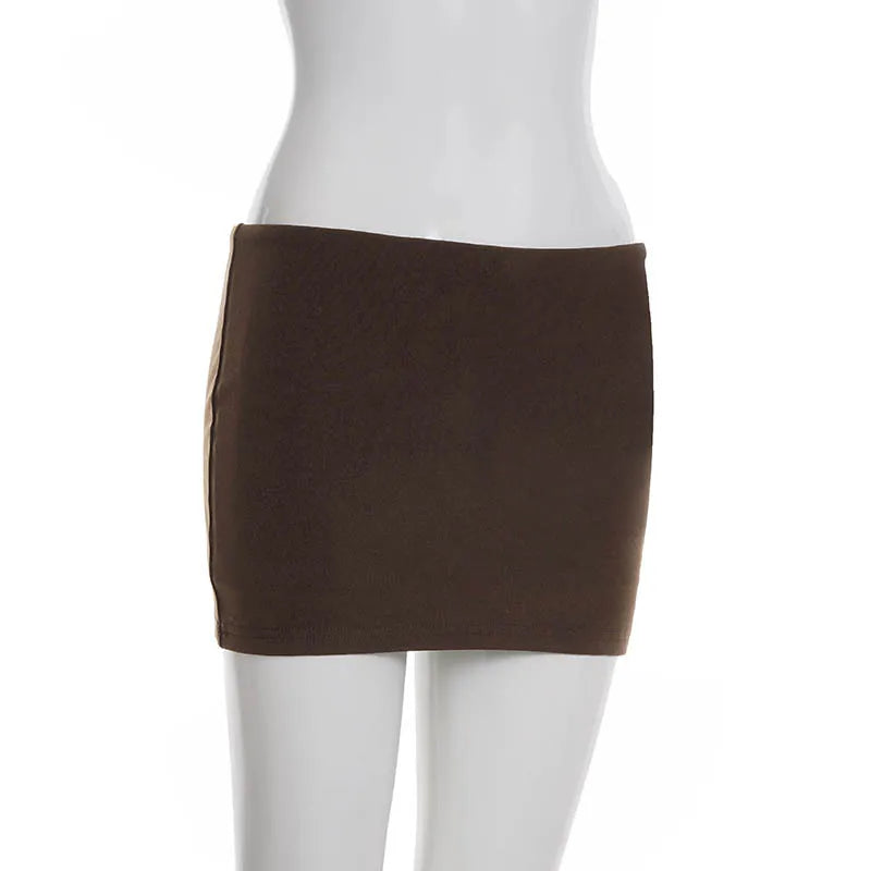 Retro Style Fashion Simple Solid Color Temperament Sexy Spicy Girl