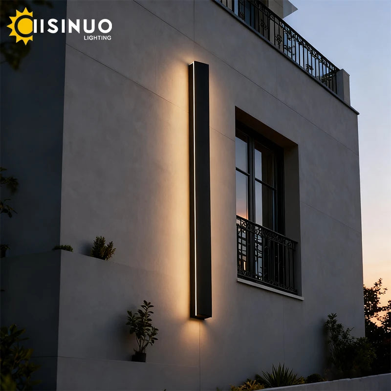 Waterproof Outdoor Wall Lamp LED Long Linear Lighting IP65