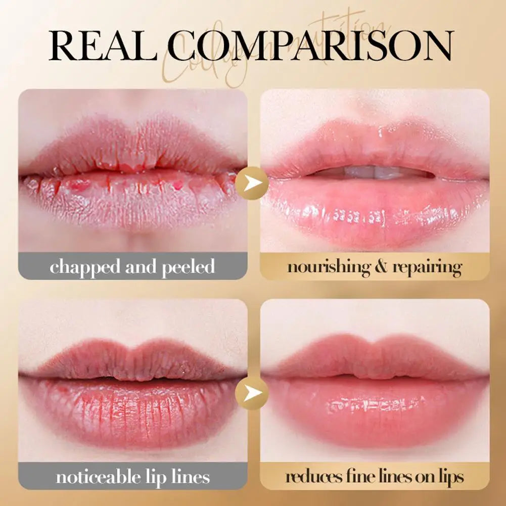 SADOER 5/10/15PCS Collagen Lip Balm Lasting Moisturizing Anti Wrinkles Hydrating Lipstick Lips Skin Care Products