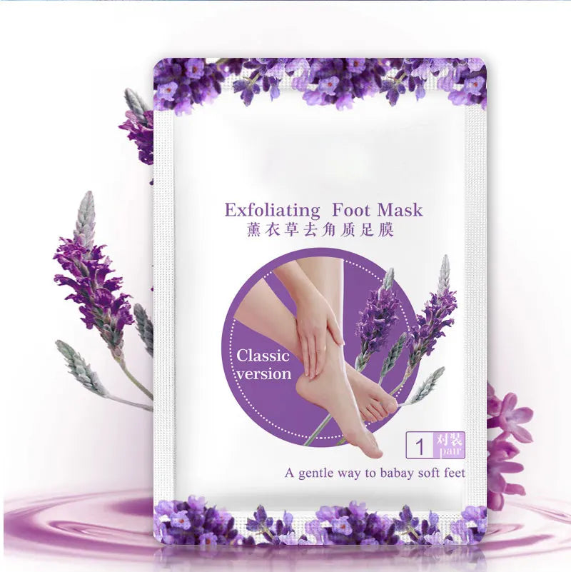 1-10Pcs Exfoliating Foot Mask Foot Spa Pedicure Socks Removing Dead Skin Whitening Heels Peeling Anti Cracked Foot Skin Care