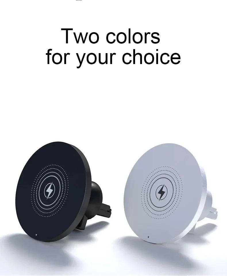 Magnetic Car Wireless Charger Magnet Fast Charging Station Car Phone Holder Mount for iPhone 17 16 15 14 13 Pro Max Min Macsafe