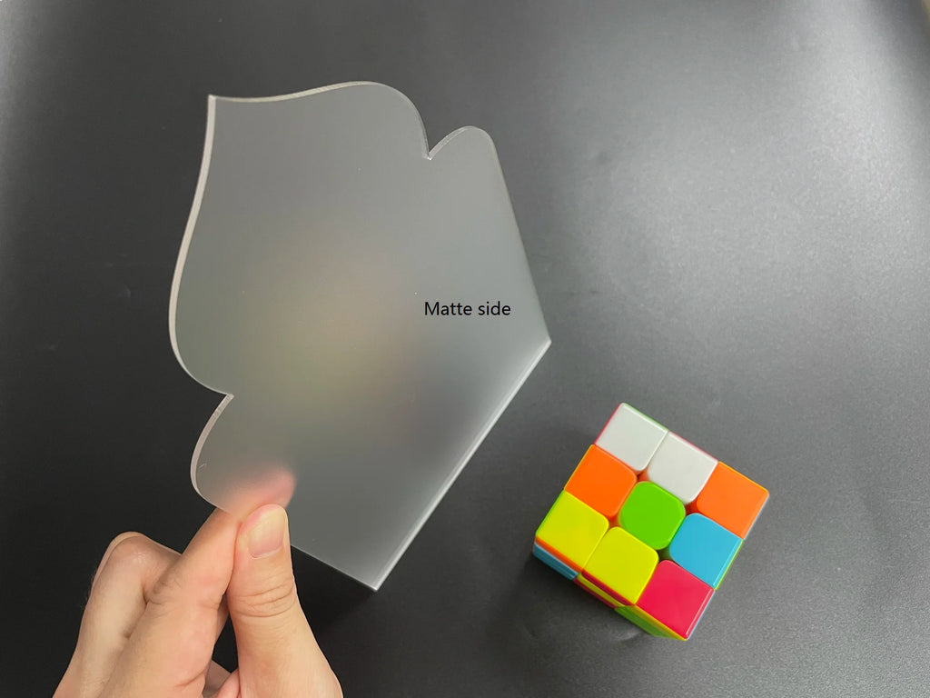 Matte Castle Shape Frosted Translucent Acrylic Sign For DIY Muslim Eid Table Board Wedding Birthday Bridal Desk Shower Party