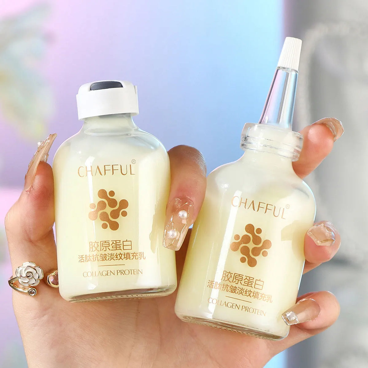 Collagen Face Serum Skincare Facial Essence Liquid Firming