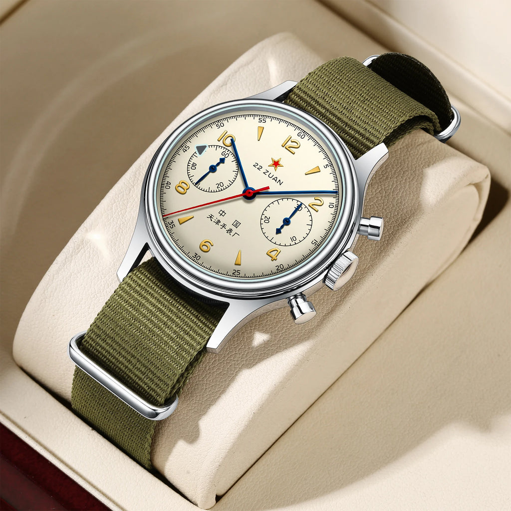 Seagull 1963 International Edition Watch for Men Chronograph Manual