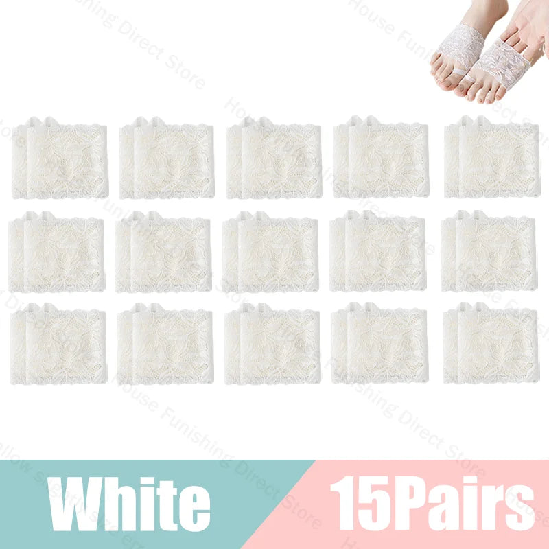 Summer Thin Lace Invisible Socks Split Toe Forefoot Socks for Women High Heel Slippers Shoes Breathable Lace Socks for Halloween