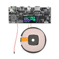 22.5W Fast Charging Wireless Charger Module Support SCP VOOC High Current Output Type-A USB QC PD PPS Protocols